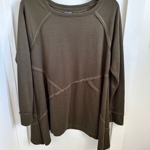 Coco + Carmen Chocolate Brown Knit Pullover
